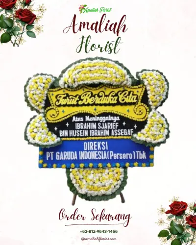 Papan Bunga Duka di Lolu Selatan