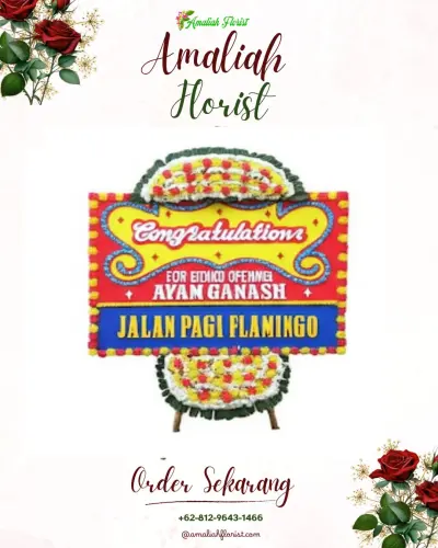 Bunga Papan Congratulation di Lolu Selatan